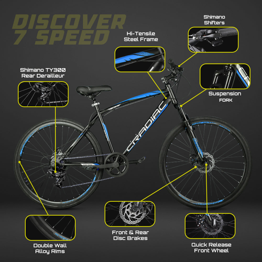 CRADIAC DISCOVER PRO 7 SPD BLUE