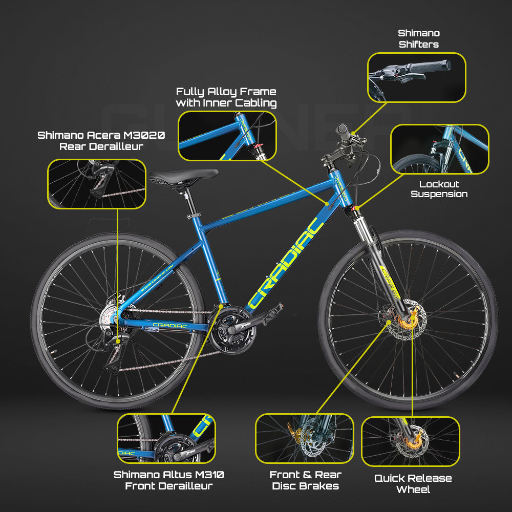 CRADIAC GUNNER PRO TEAL BLUE SUSPENSION