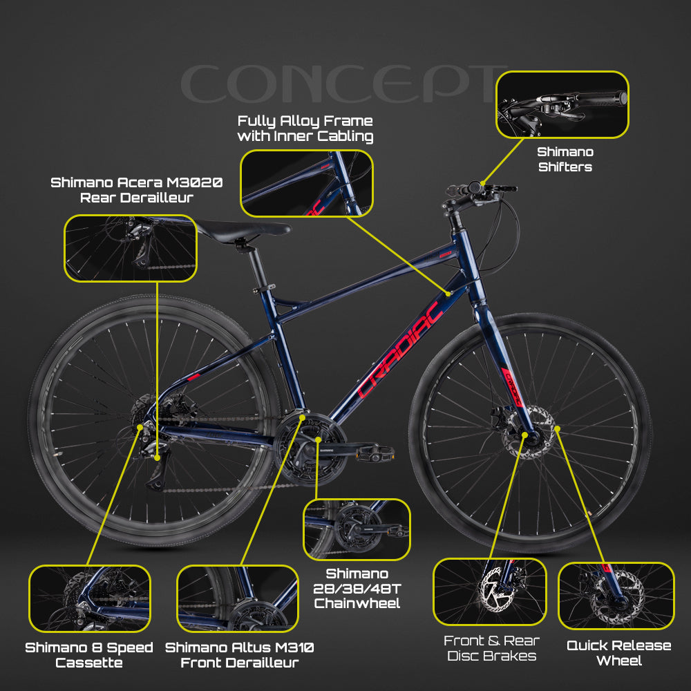 CRADIAC CONCEPT HYBRID 24 SPEED